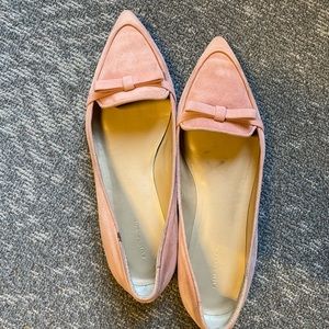 Pink Suede Flats